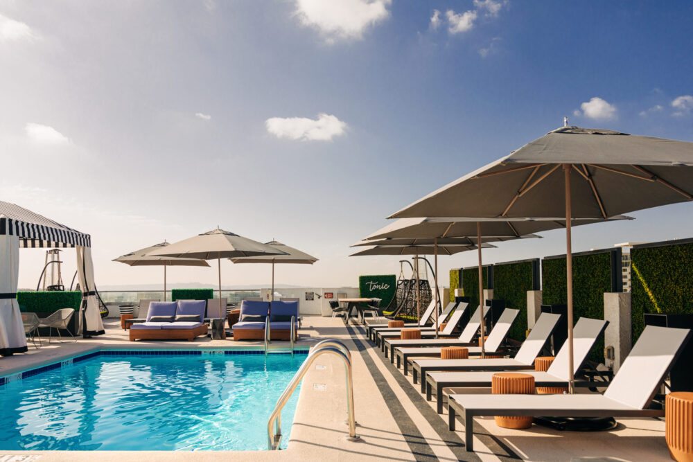 Montrose rooftop pool